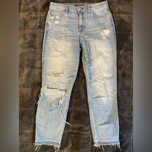 Abercrombie and Fitch ripped jeans